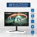 Hyundai 32-Inch Curved Gaming Monitor, 165Hz, 1080p Full HD (1920x1080) LED, HDMI, VESA Mountable, Black, 32CGM Series