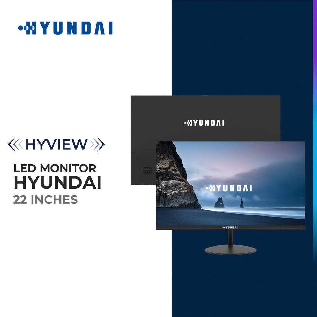 HY View, 22” Office Monitor, VA 1920x1080p, 60Hz, GTG 5ms