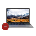 HyBook 14.1" Laptop Celeron N4020 | 4GB | 128GB | Win 11 Home S + Hyundai 2TB External SSD - Red