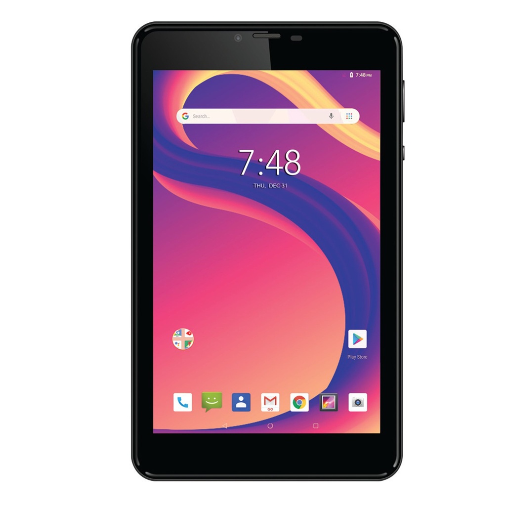 Hyundai Koral 7XL Tablet | 7" HD | Android 8.1 Oreo (Go Edition) | Quad-Core 1.10 GHz | 2GB RAM | 16GB Storage | 4G | Graphite