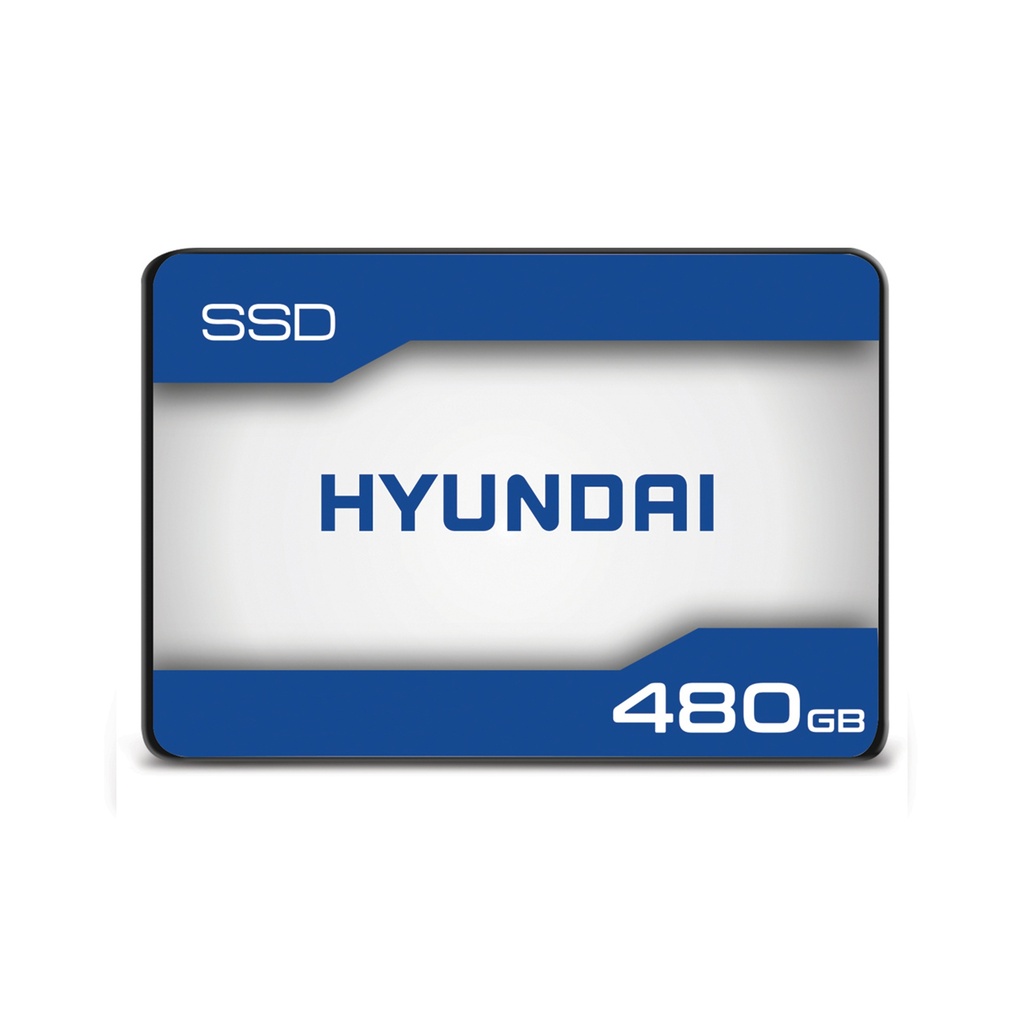 Hyundai 480GB SATA 3D TLC 2.5" Internal PC SSD, Advanced 3D NAND Flash, Up to 550/470 MB/s