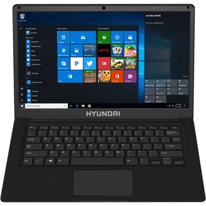 [L14WB1EBK/NEW] Hyundai Thinnote-A, 14.1" Celeron Laptop | 4GB RAM | 64GB Storage | Windows 10 Pro | Black